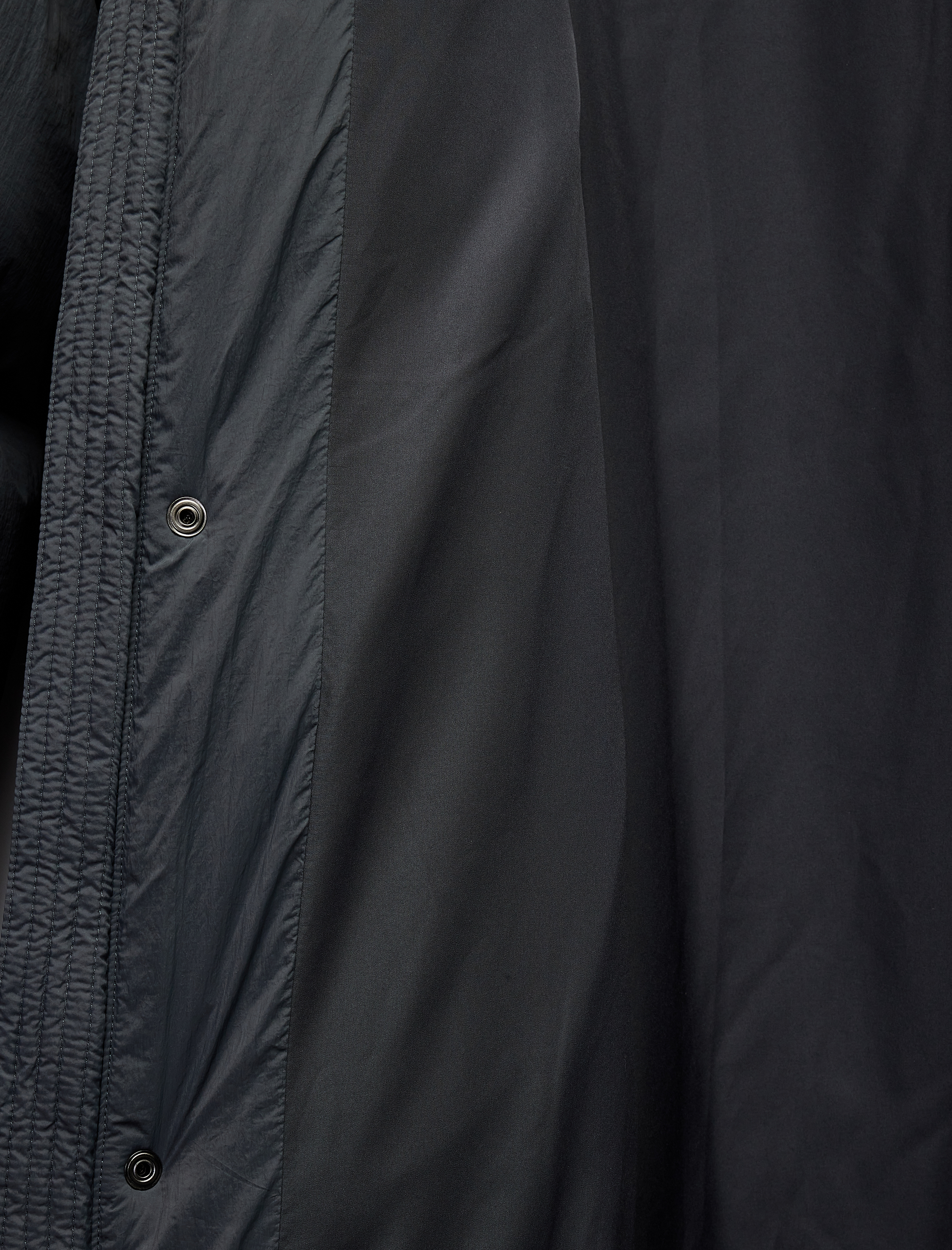   Kapüşonlu Cep Detaylı Fermuarlı Uzun Şişme Mont