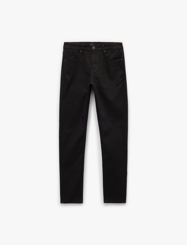 Normal Bel Cep Detaylı Skinny Fit Jean Pantolon - Michael Jean_3