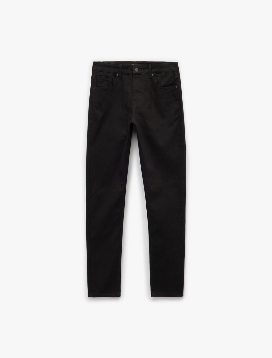   Normal Bel Cep Detaylı Skinny Fit Jean Pantolon - Michael Jean