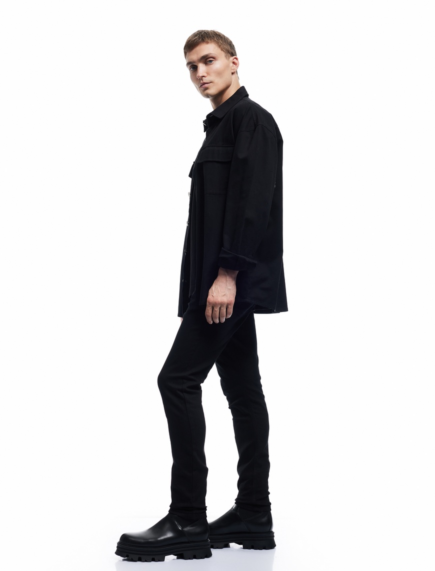   Normal Bel Cep Detaylı Skinny Fit Jean Pantolon - Michael Jean