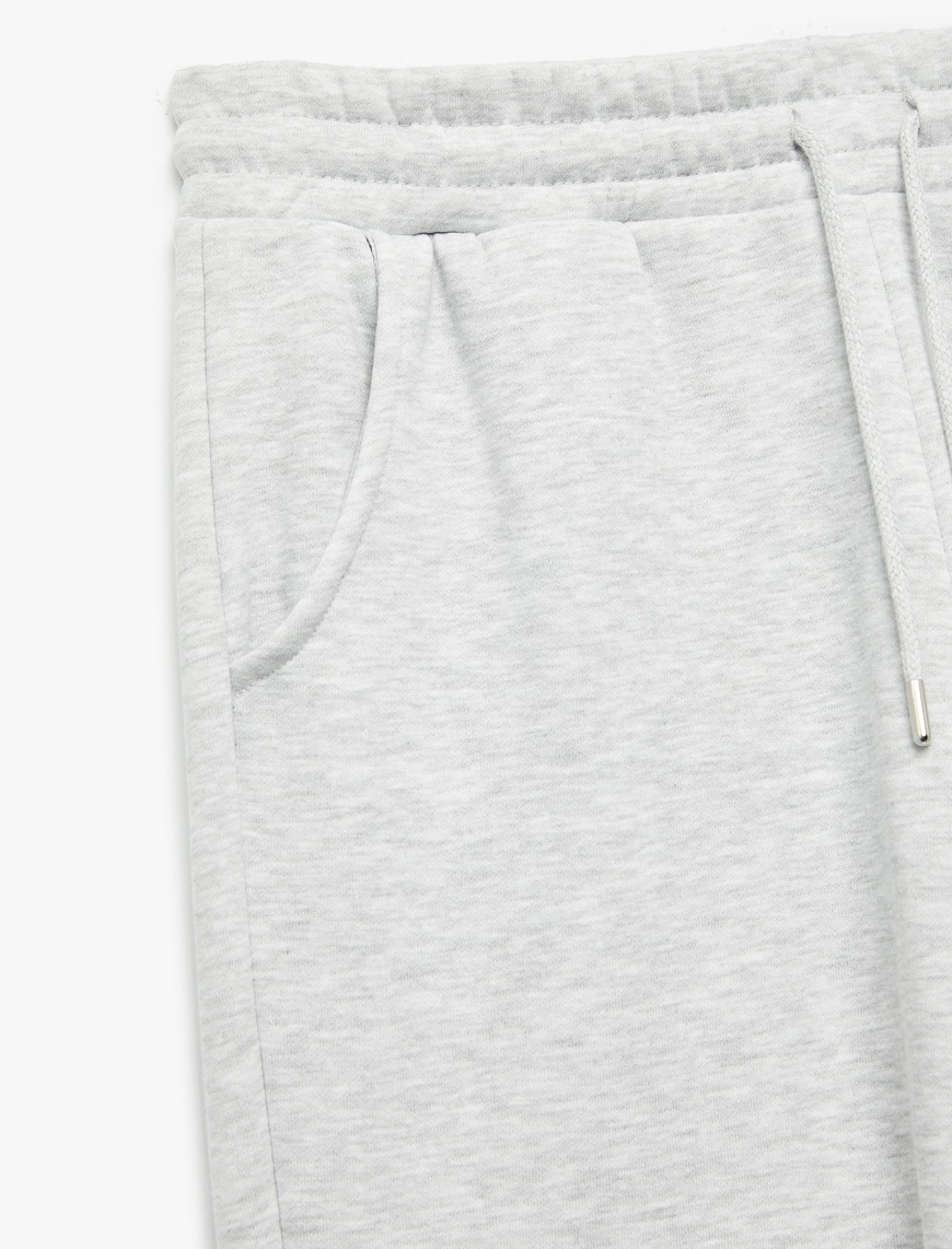   Beli Lastikli Cep Detaylı Şardonlu Basic Jogger Eşofman Altı