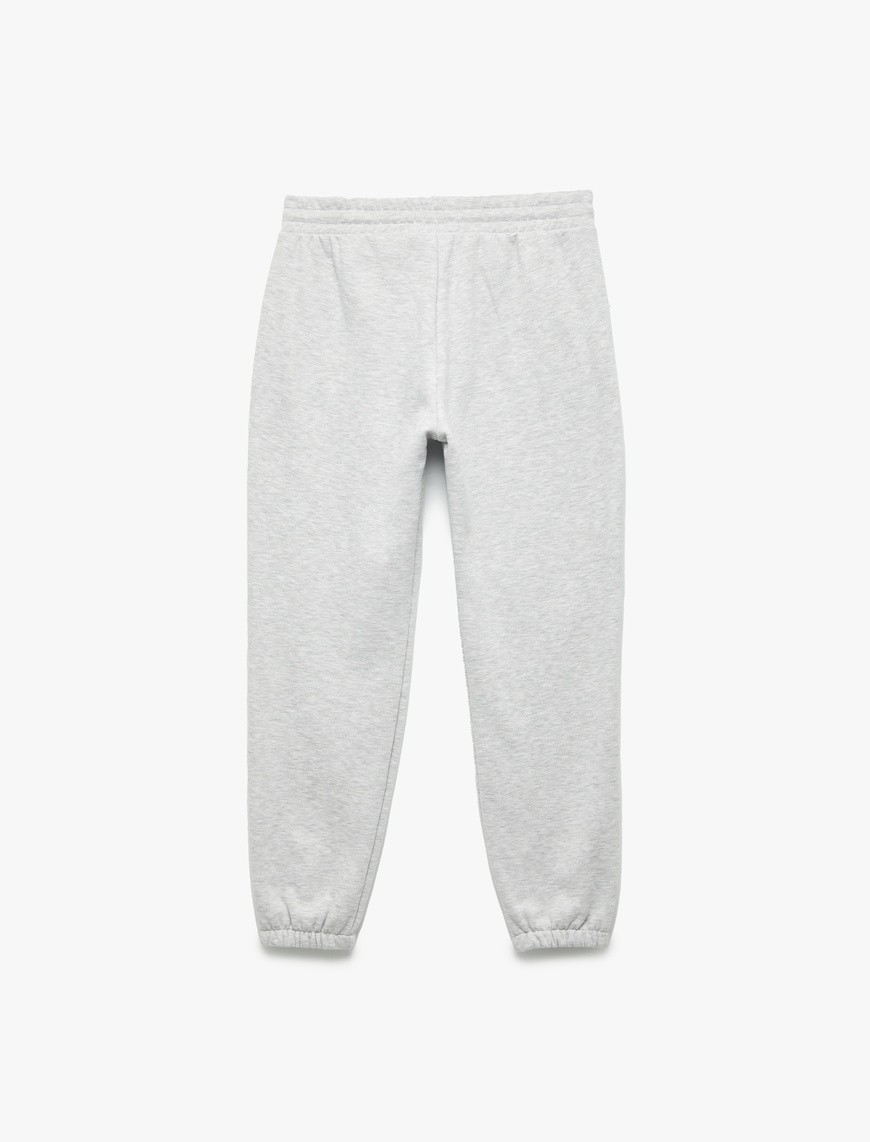   Beli Lastikli Cep Detaylı Şardonlu Basic Jogger Eşofman Altı