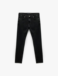 Normal Bel Pamuklu Skinny Fit Jean Pantolon - Michael Jean
