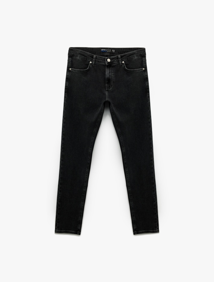  Normal Bel Pamuklu Skinny Fit Jean Pantolon - Michael Jean
