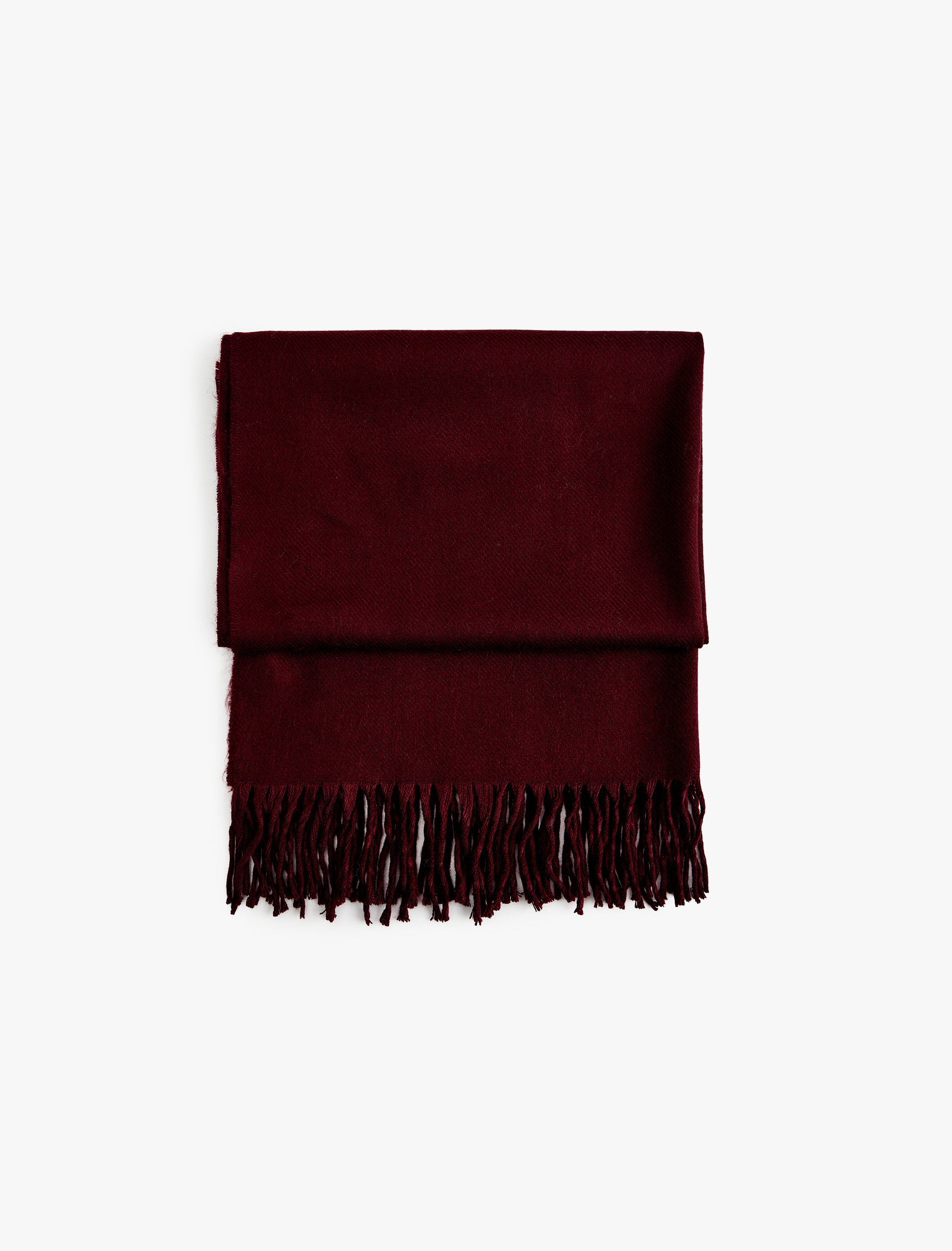  Kadın Püskül Detaylı Uzun Atkı