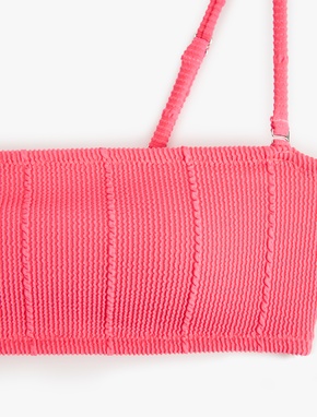 Dokulu Straplez Bikini Üstü_2