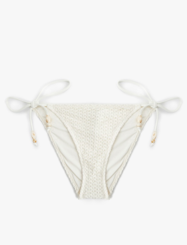 Boncuk Detaylı İpli File Detaylı Bikini Altı_0