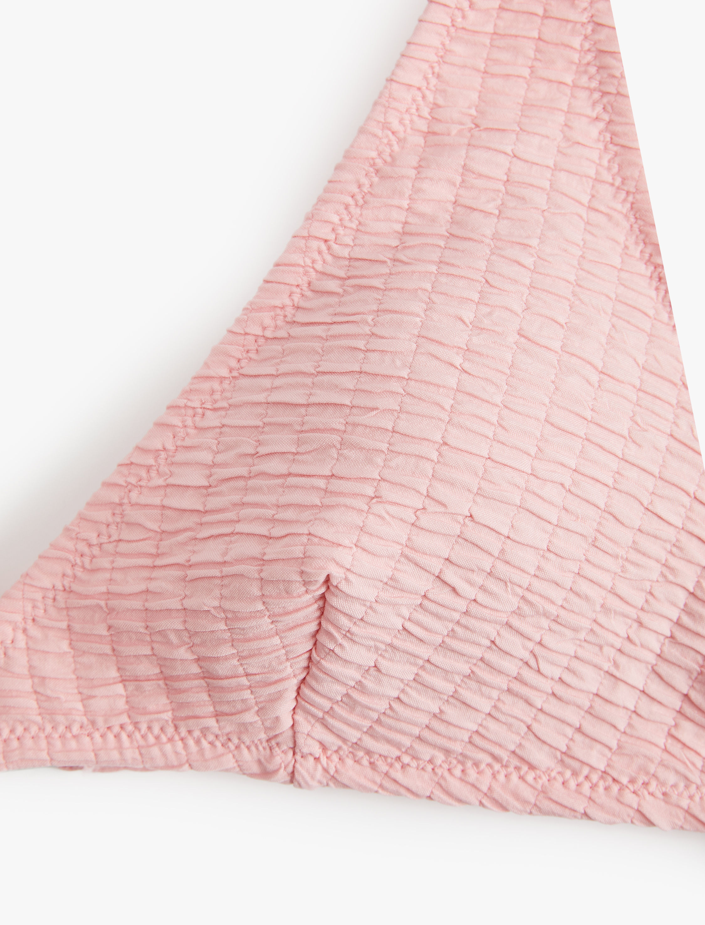   Dokulu Bralet Bikini Üstü