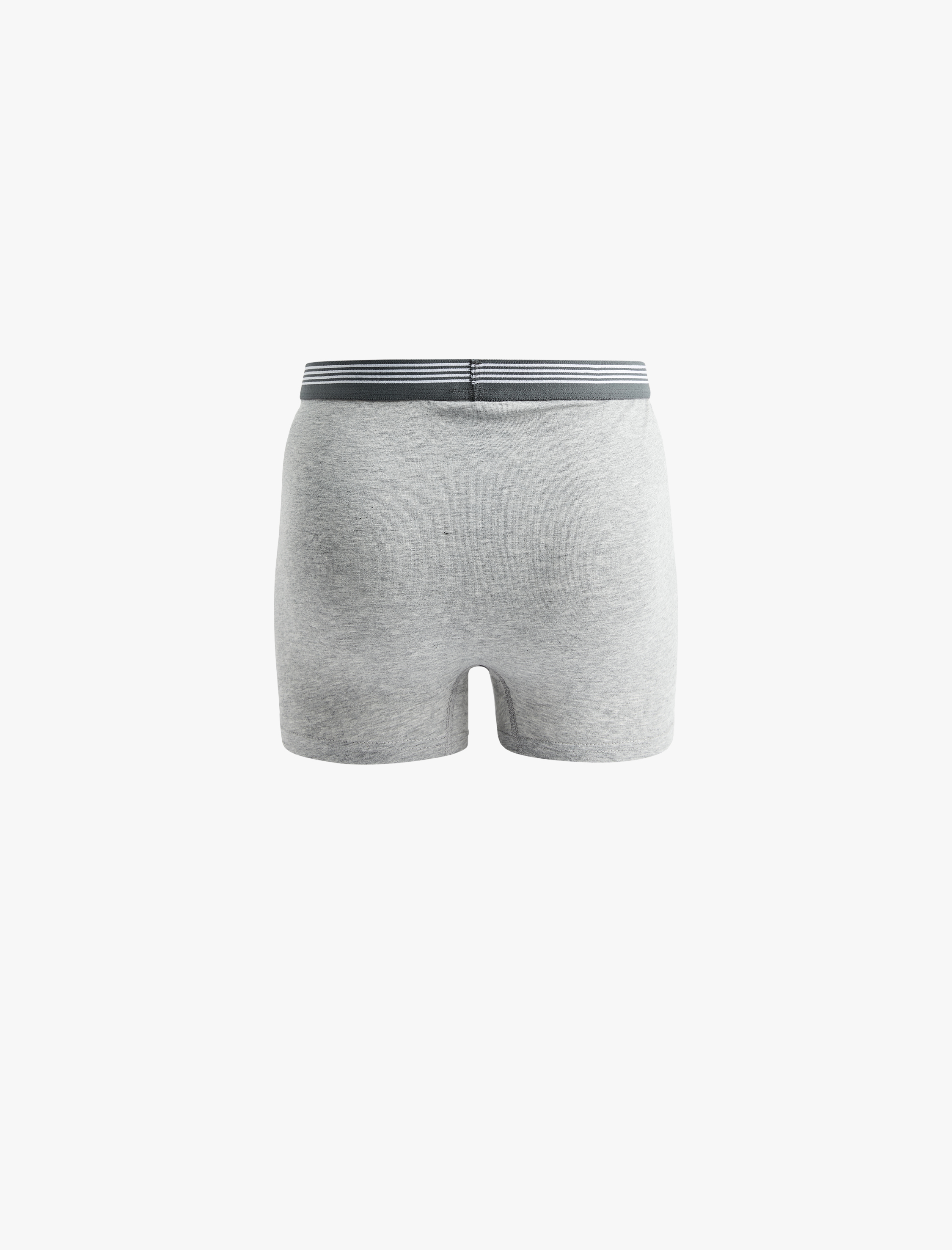   Lastik Detaylı Pamuklu 3'lü Boxer Seti