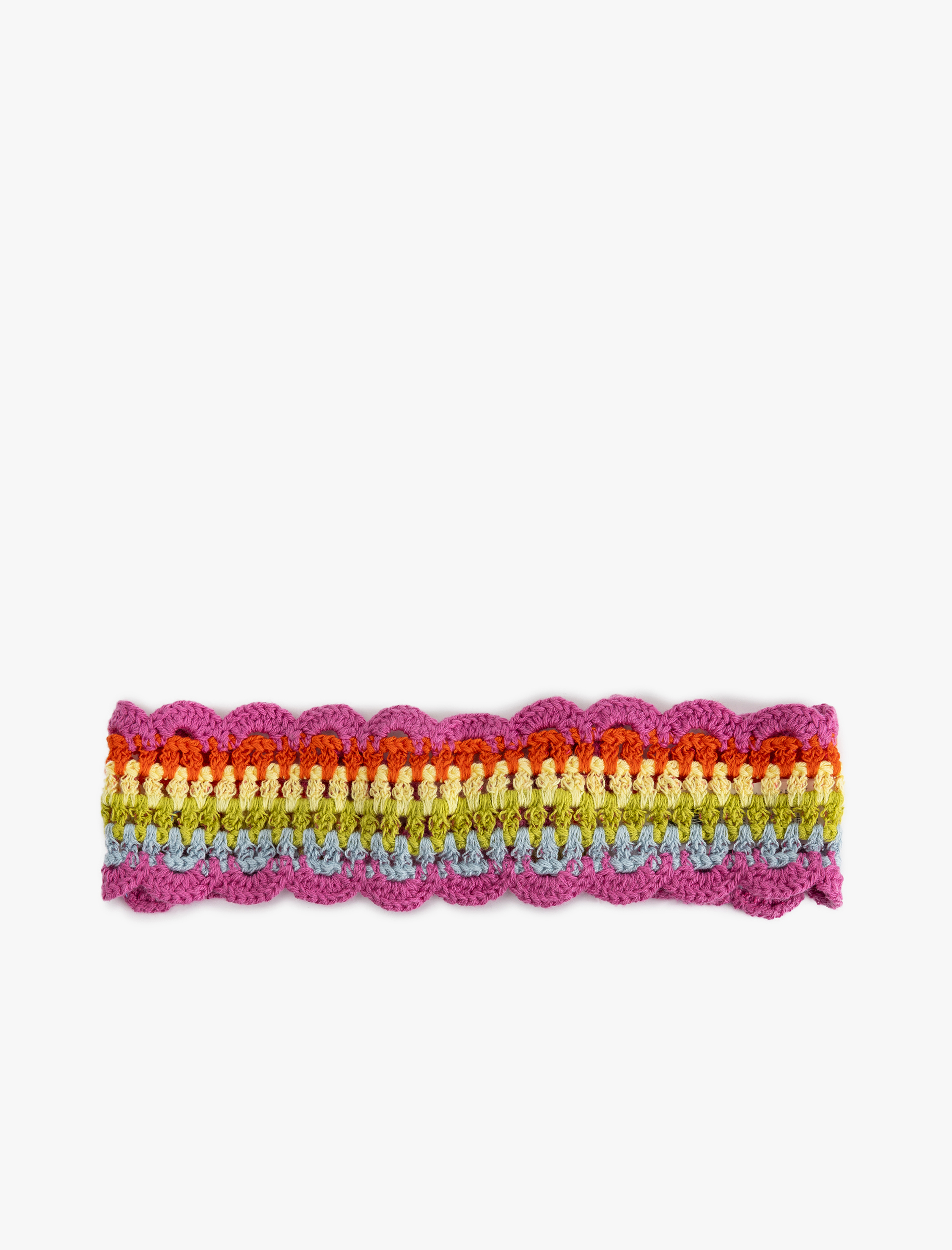  Kadın Çizgili Örme Saç Bandı