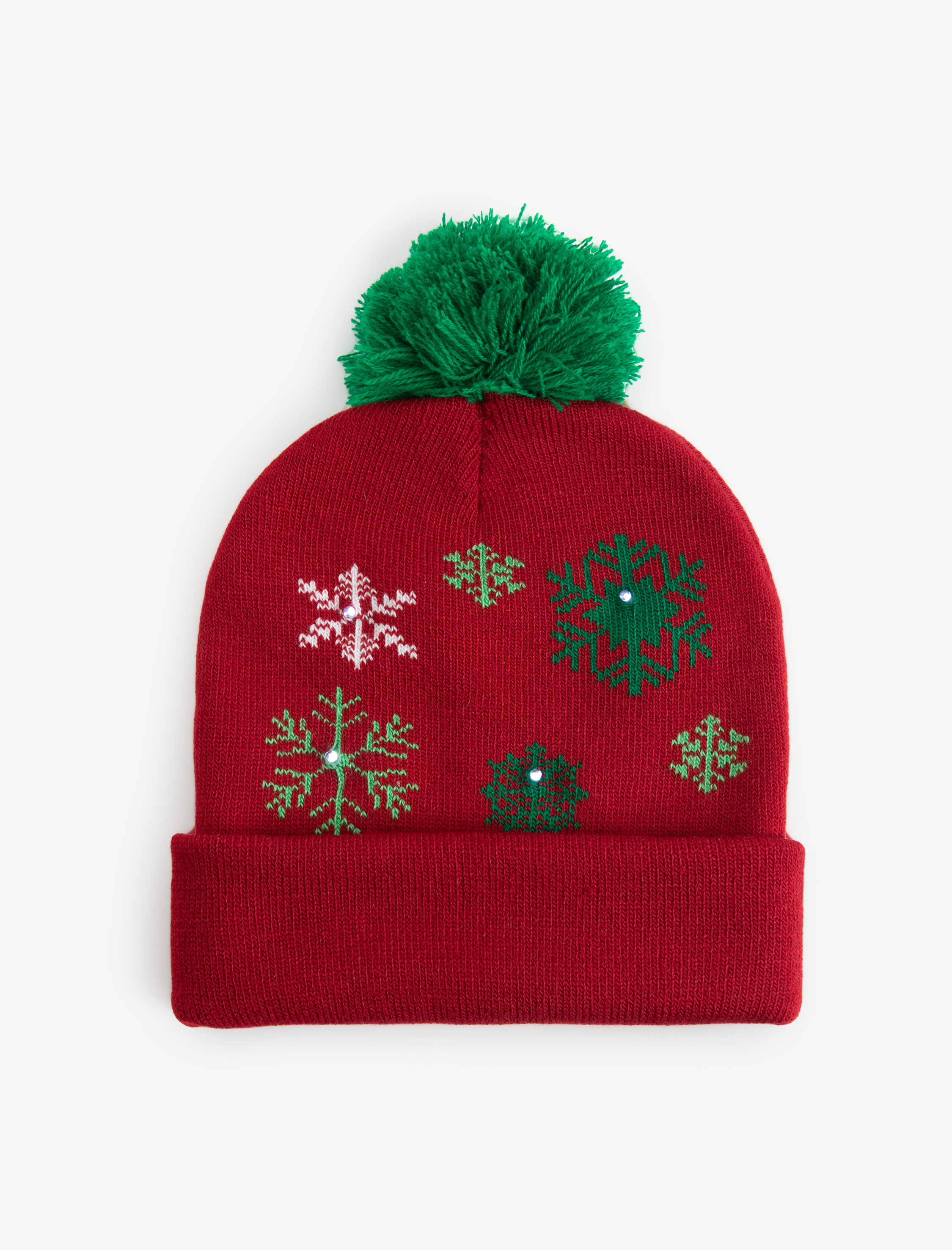  Erkek Çocuk Yılbaşı Temalı Ponponlu Bere