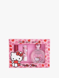 Hello Kitty Hediye Seti Parfüm Oje ve Dudak Nemlendirici 3'lü Lisanslı
