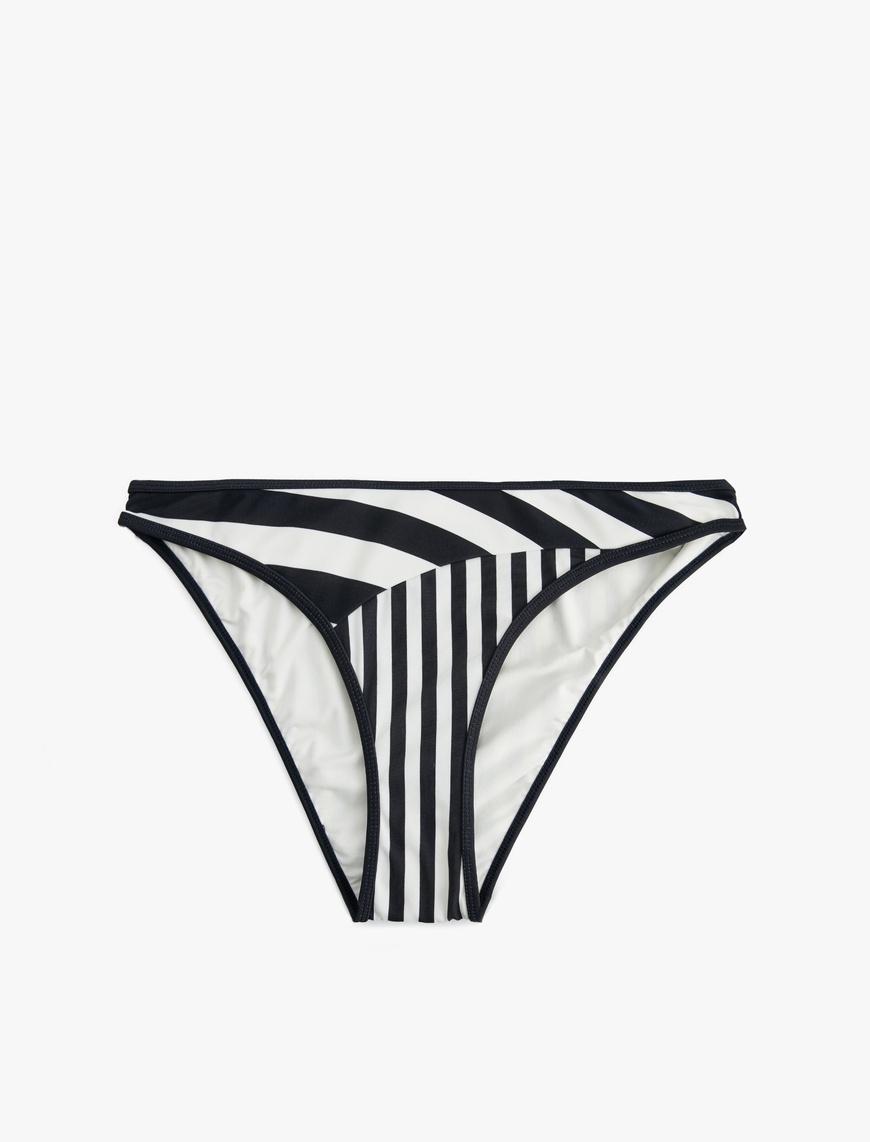   Mat Çizgili Bikini Altı