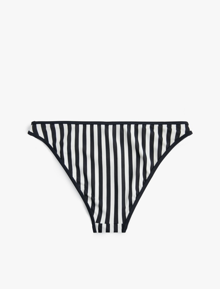  Mat Çizgili Bikini Altı