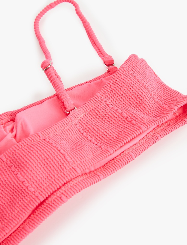 Dokulu Straplez Bikini Üstü_1