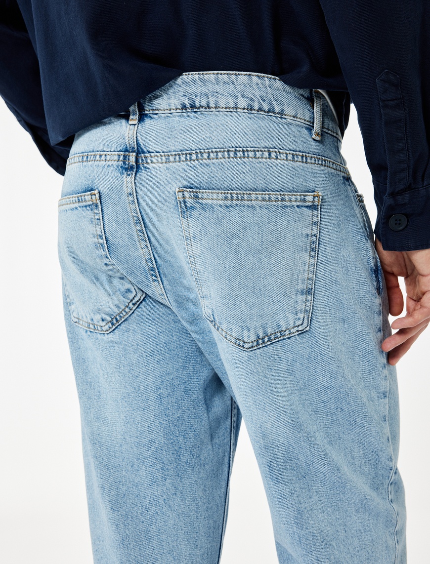  Normal Bel Pamuklu Tapered Fit Jean Pantolon - Joe Jean