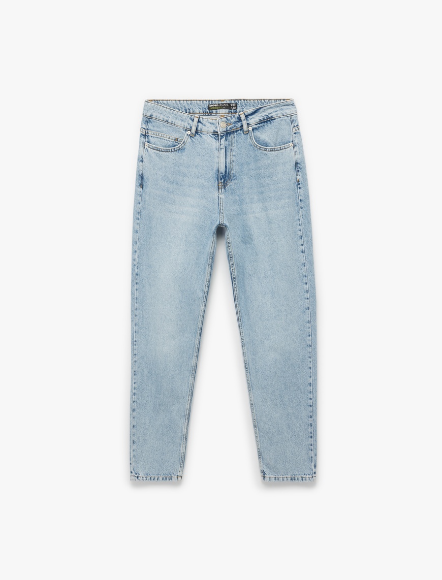   Normal Bel Pamuklu Tapered Fit Jean Pantolon - Joe Jean
