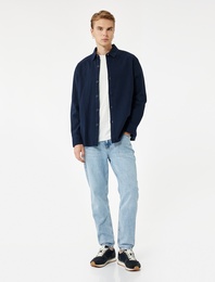 Normal Bel Pamuklu Tapered Fit Jean Pantolon - Joe Jean