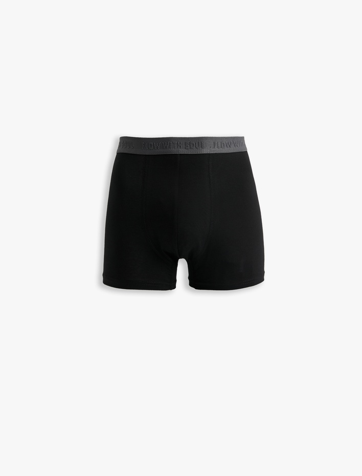  Regular Fit Basic Pamuklu 3'lü Boxer Seti
