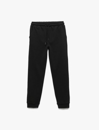 Beli Bağcıklı Cepli Basic Jogger Eşofman Altı