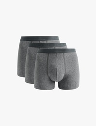 Basic Pamuklu 3'lü Boxer Seti