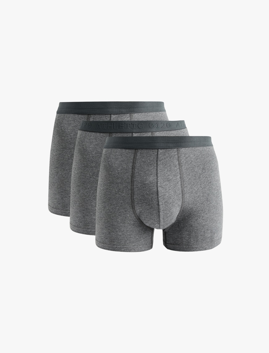   Basic Pamuklu 3'lü Boxer Seti