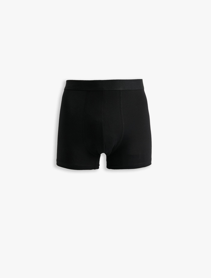  Pamuklu Basic 3'lü Boxer Seti