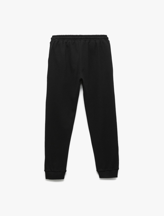 Beli Bağcıklı Cepli Basic Jogger Eşofman Altı_1
