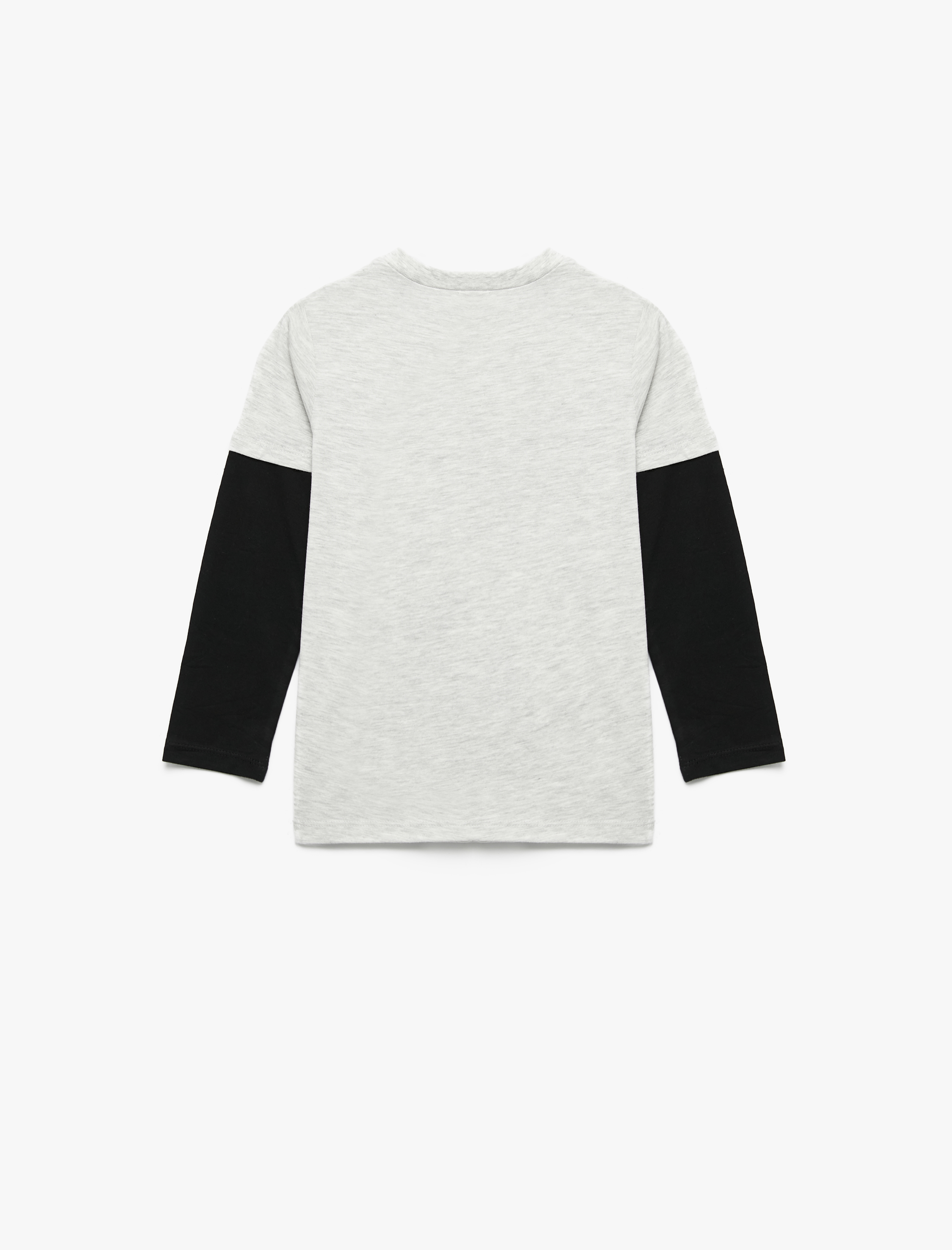  Erkek Çocuk Bisiklet Baskılı Uzun Kollu Bisiklet Yaka Tişört