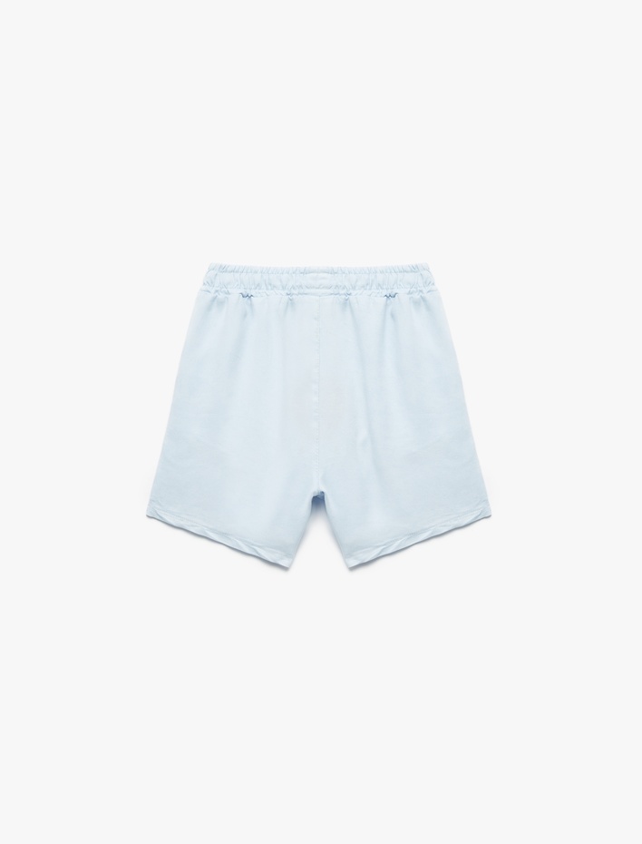 Erkek Bebek Beli Bağcıklı Cep detaylı Basic Şort