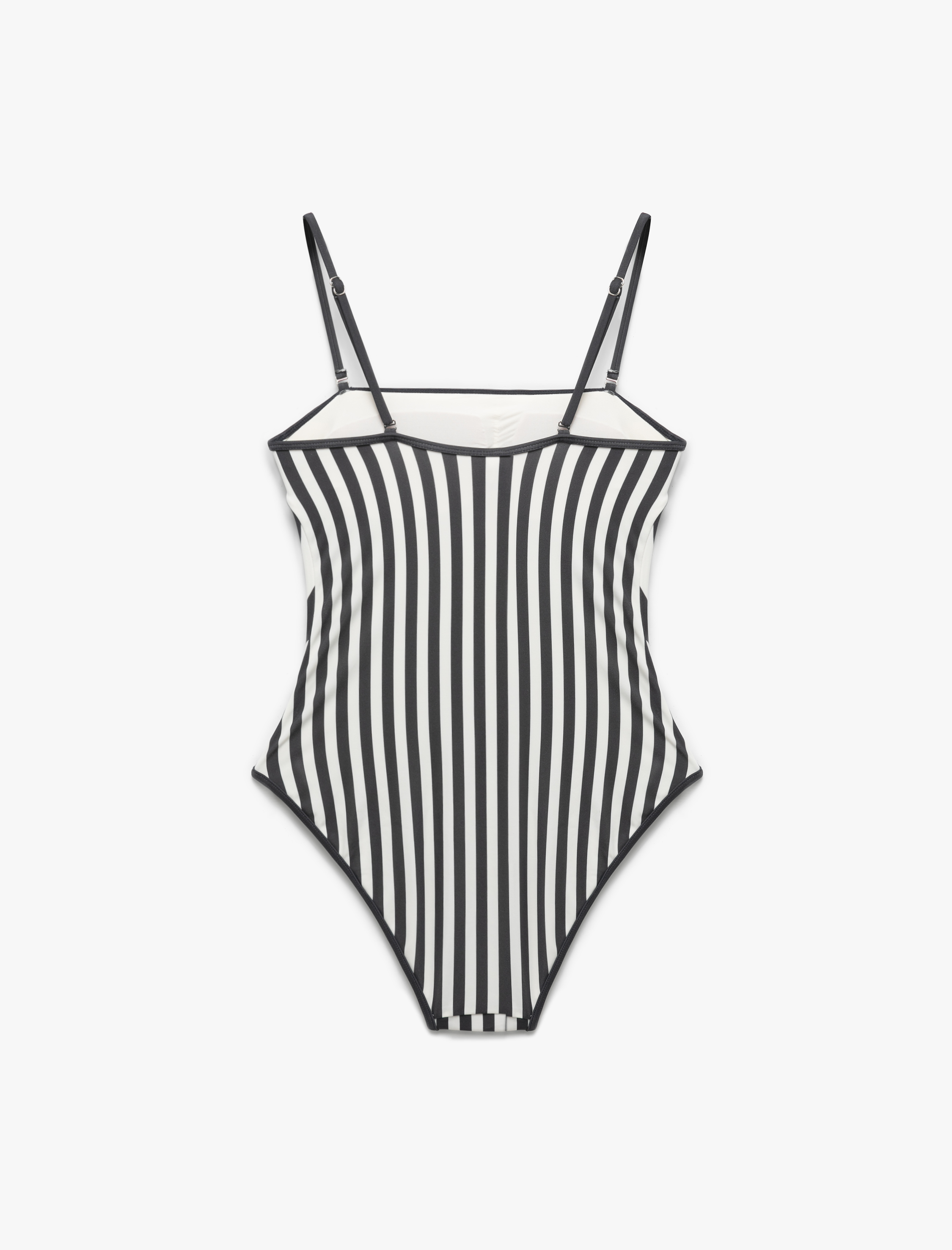   Çizgili Straplez Mayo