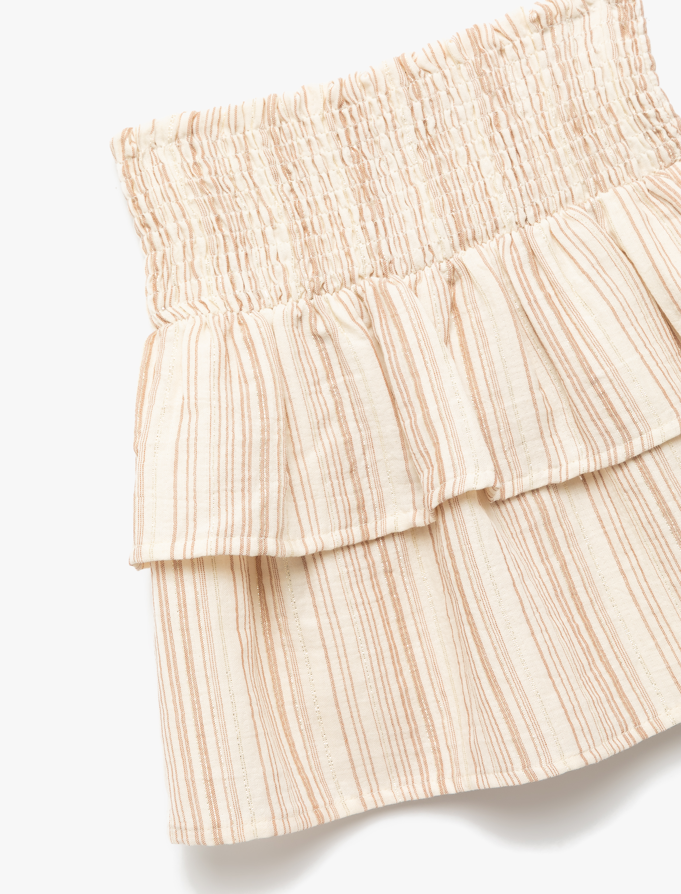  Kız Çocuk Katlı Gipeli Pamuklu Yüksek Bel Pileli Etek