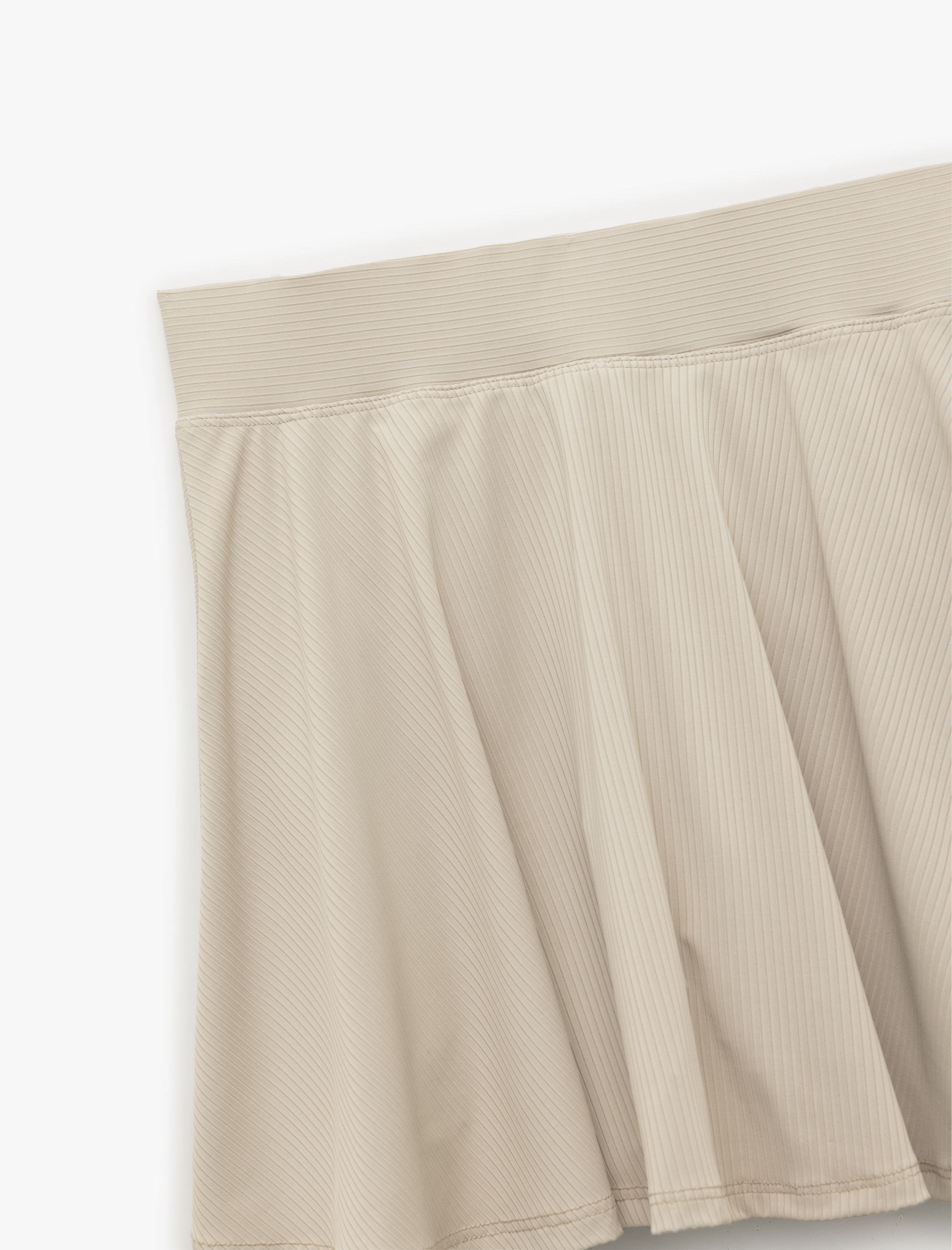   Yüksek Bel Rahat Kalıp Kaşkorse Mini Spor Şort Etek