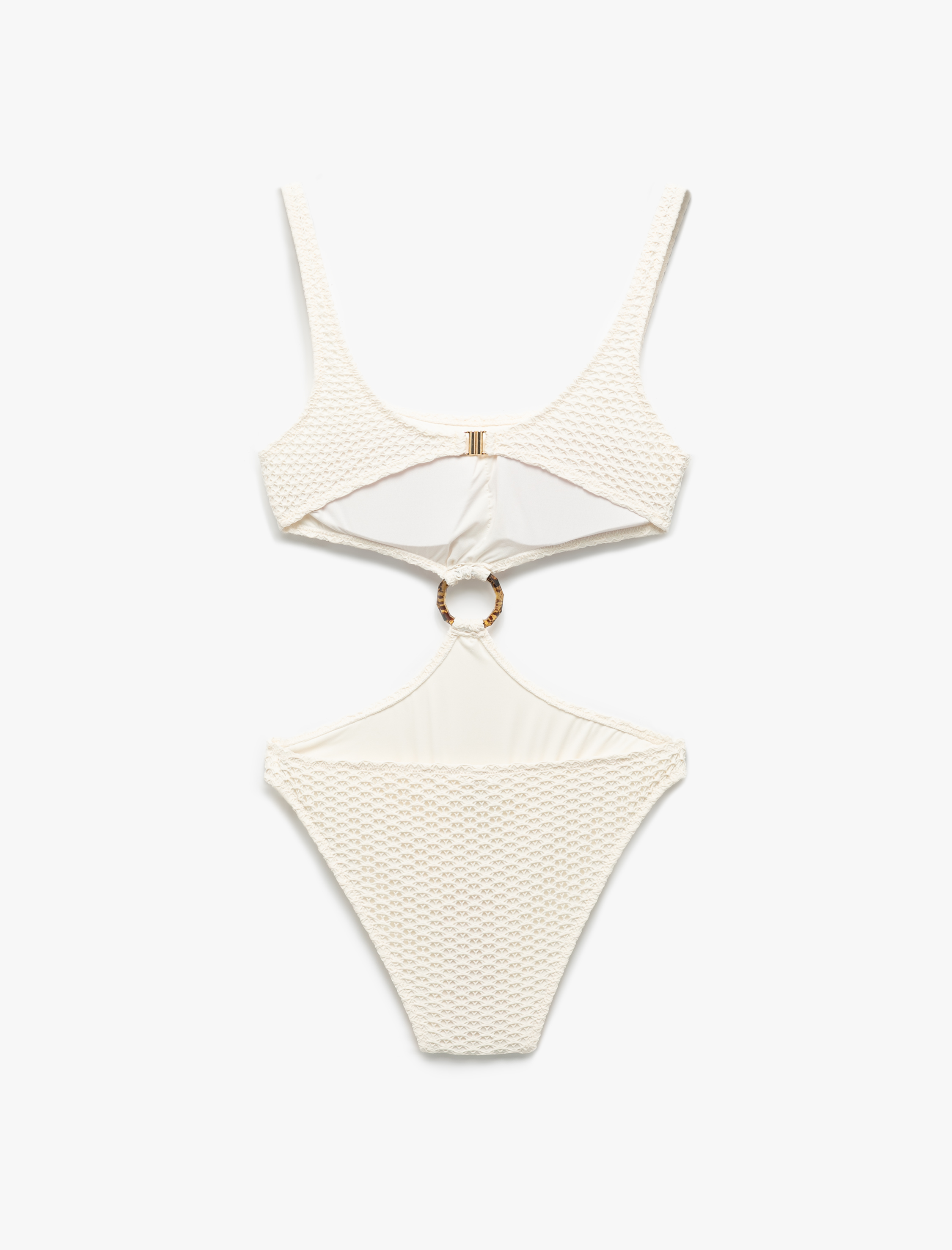   Aksesuar Detaylı Fileli Mayokini