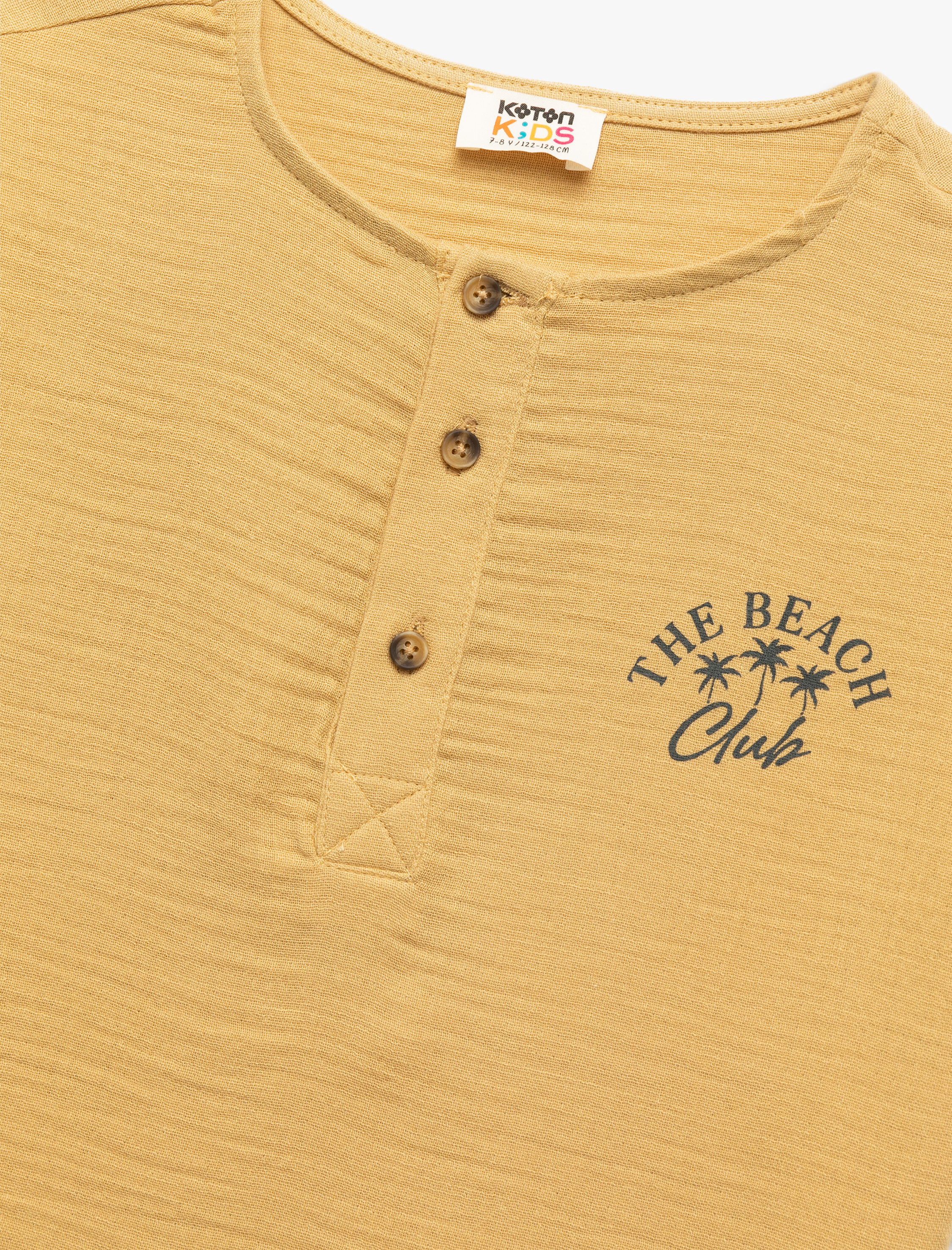  Erkek Çocuk Kısa Kollu Bisiklet Yaka Pamuklu Düğmeli Tişört