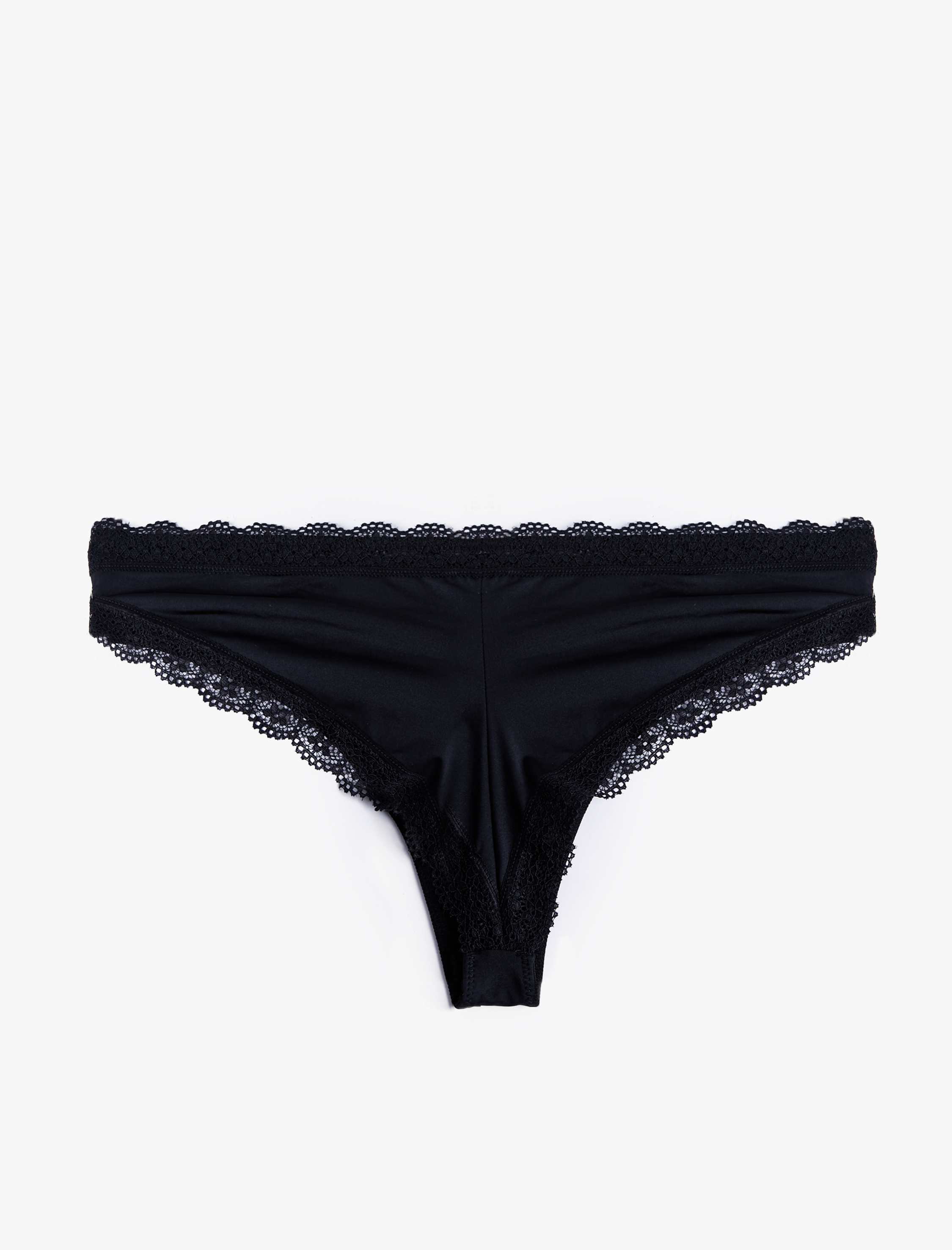   Rahat Kalıp Dantel Detaylı Brazilian Külot