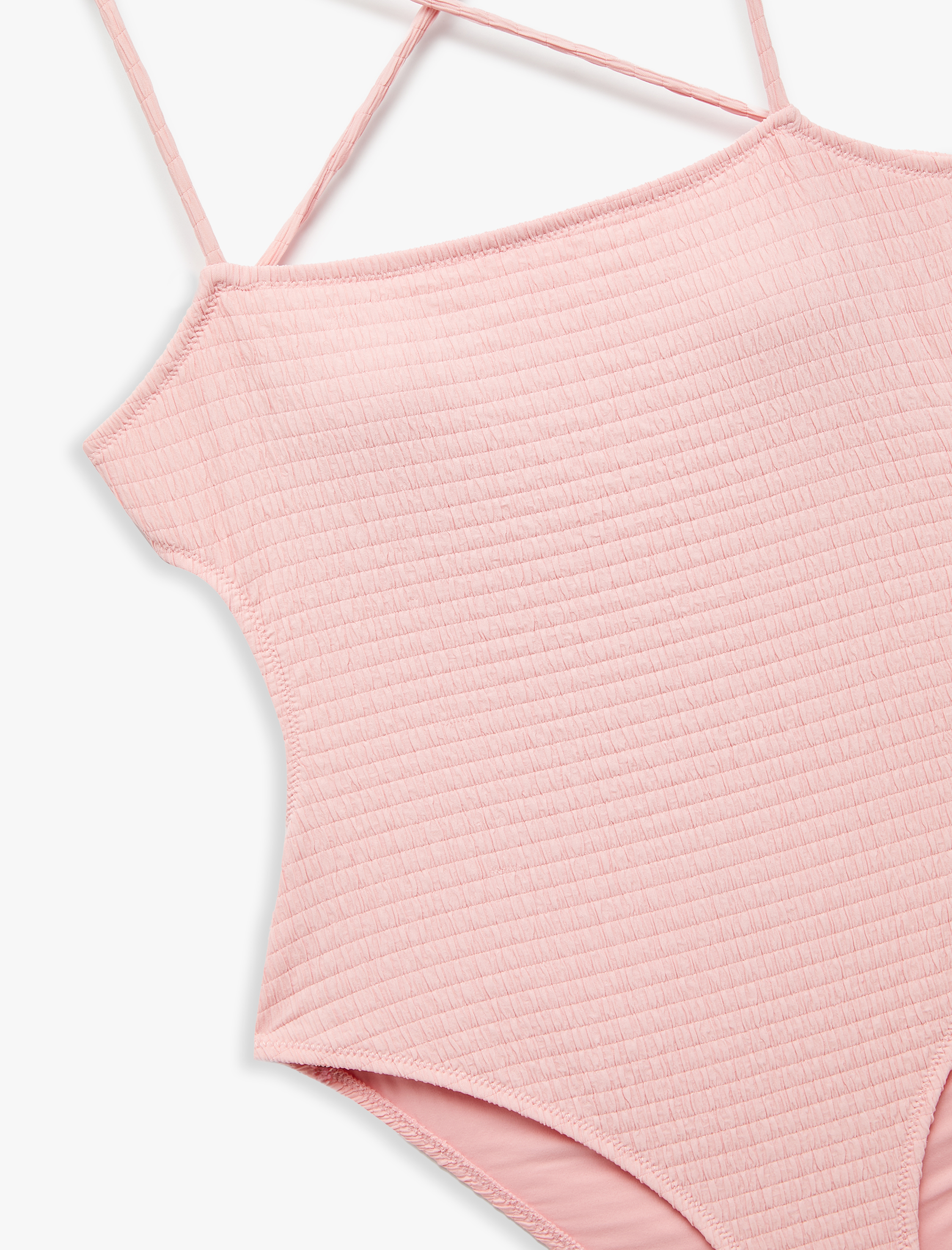   Çapraz İnce Askılı Dokulu Mayo