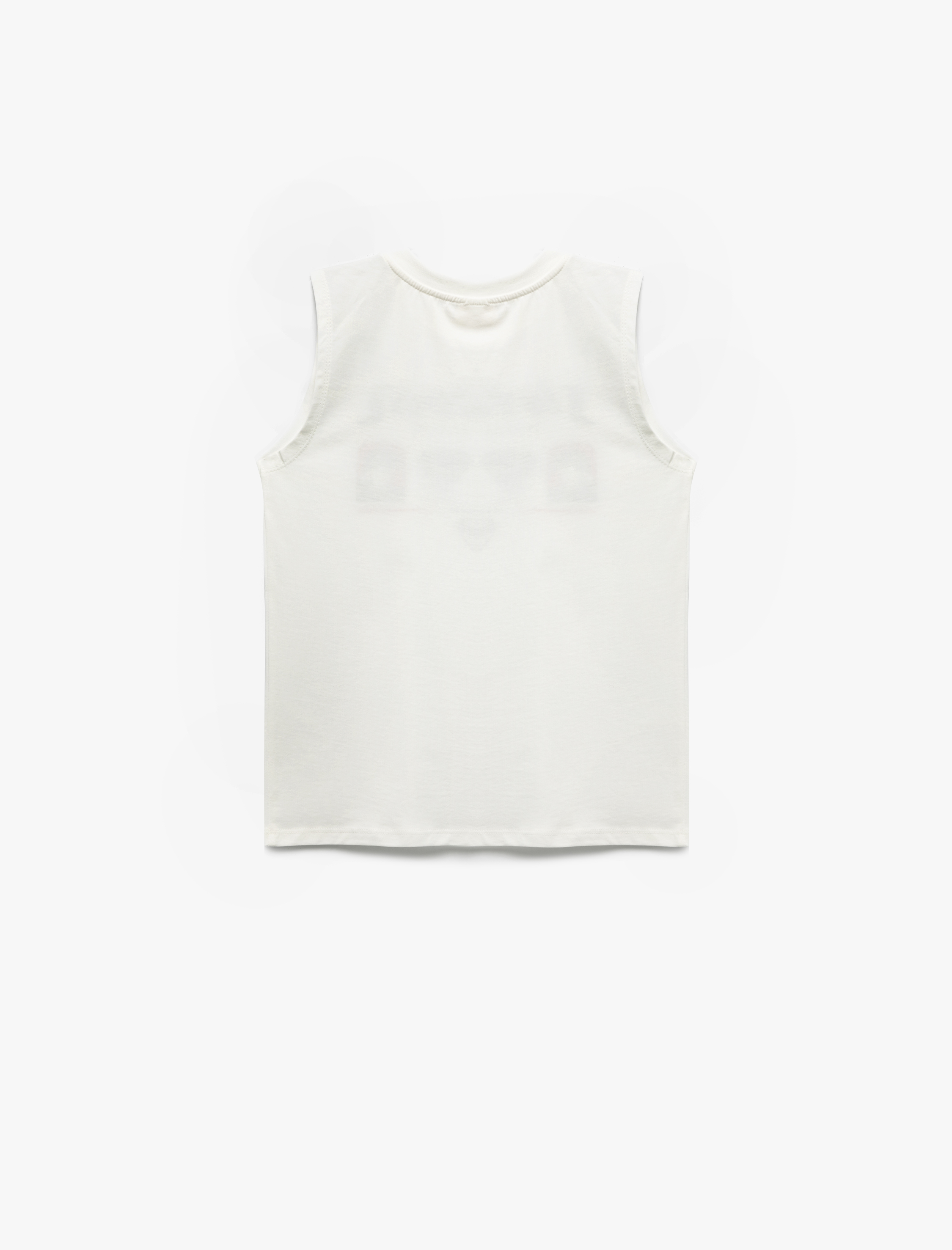  Erkek Çocuk Lisanslı Superman Baskılı Bisiklet Yaka Kolsuz Tişört