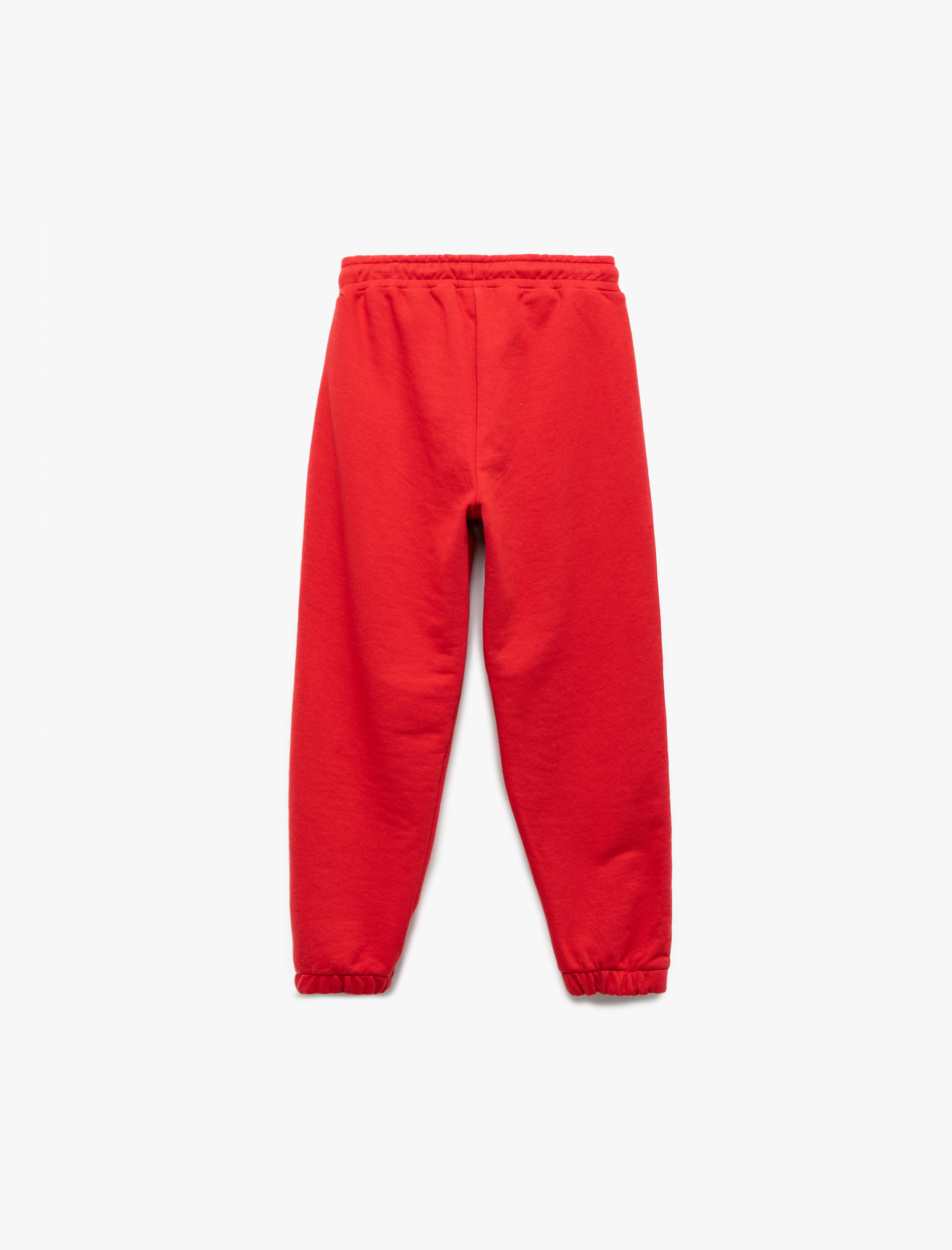  Erkek Çocuk Beli Bağcıklı Pamuklu Şerit Detaylı Eşofman Altı