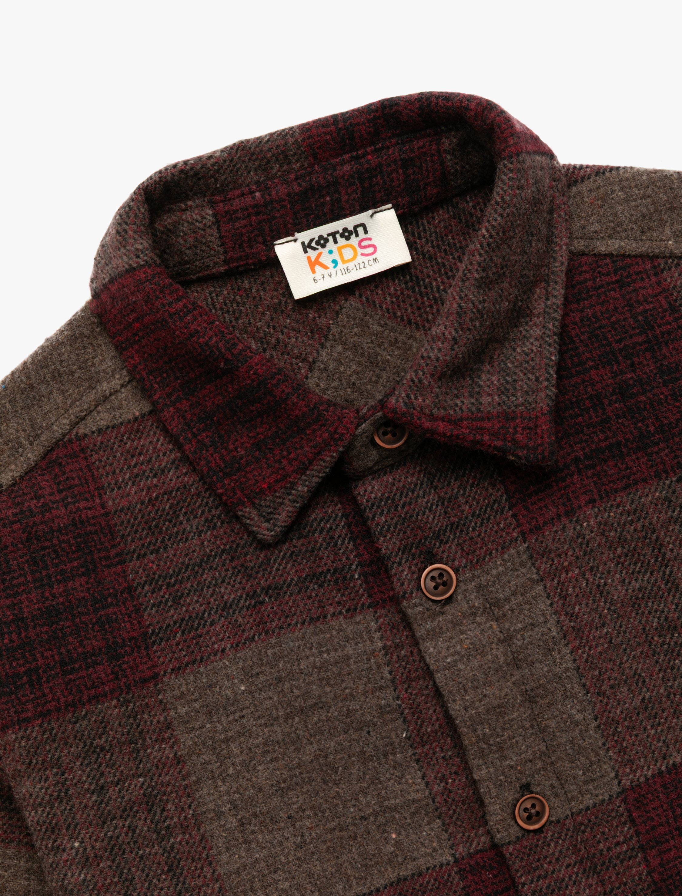  Erkek Çocuk Uzun Kollu Cep Detaylı Oduncu Gömlek