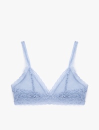 Transparan Dantelli Bralet Sütyen