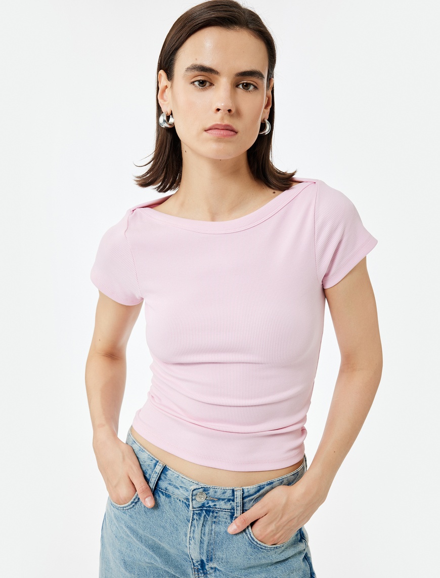   Pamuklu Slim Fit Kısa Kollu Bisiklet Yaka Basic Tişört