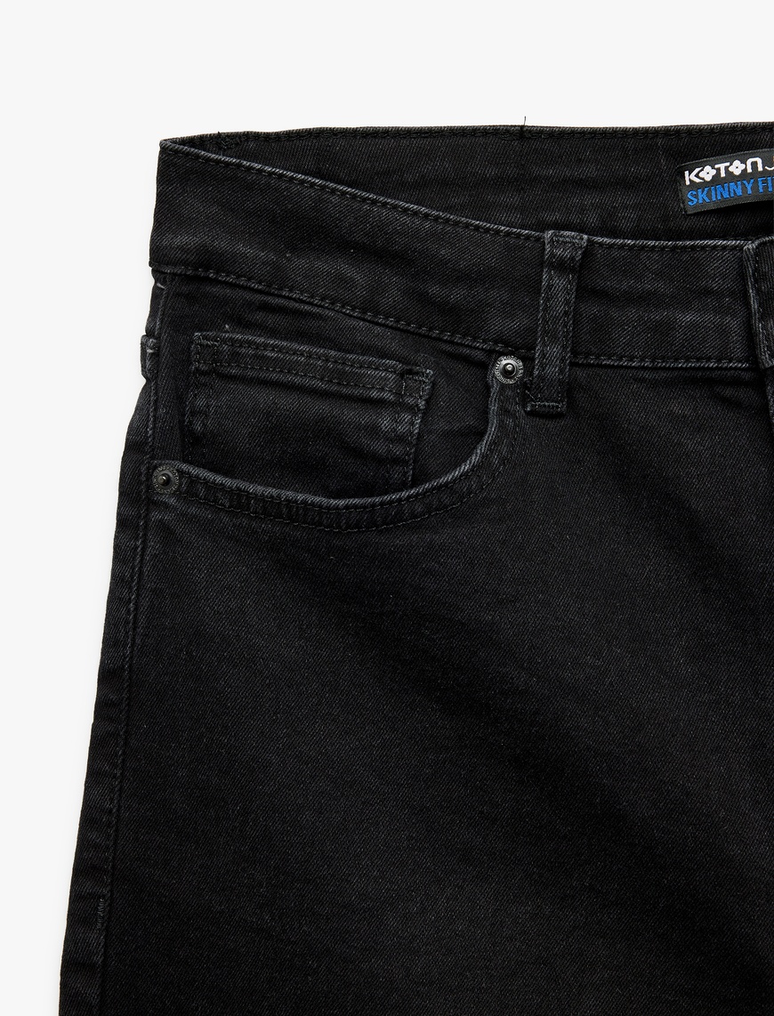   Normal Bel Pamuklu Skinny Fit Jean Pantolon - Michael Jean