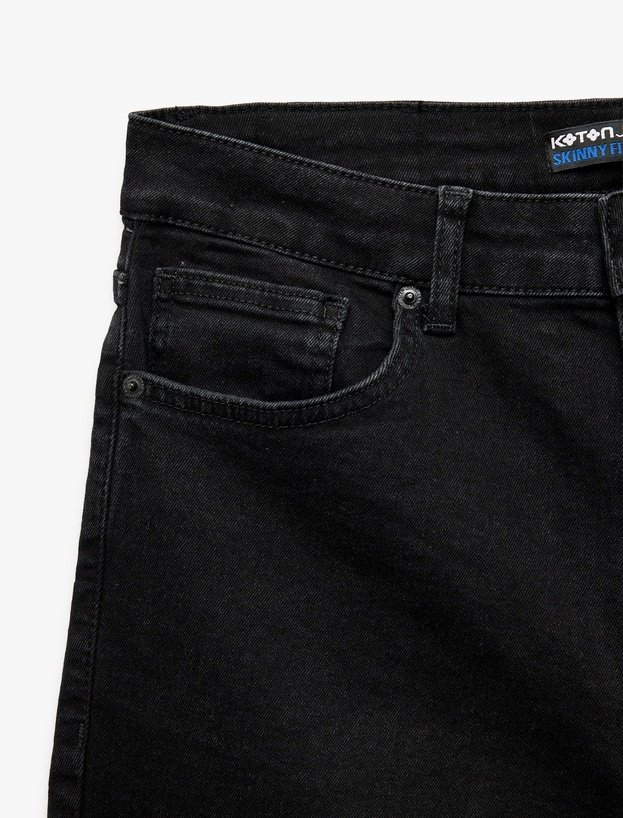 Normal Bel Pamuklu Skinny Fit Jean Pantolon - Michael Jean_6