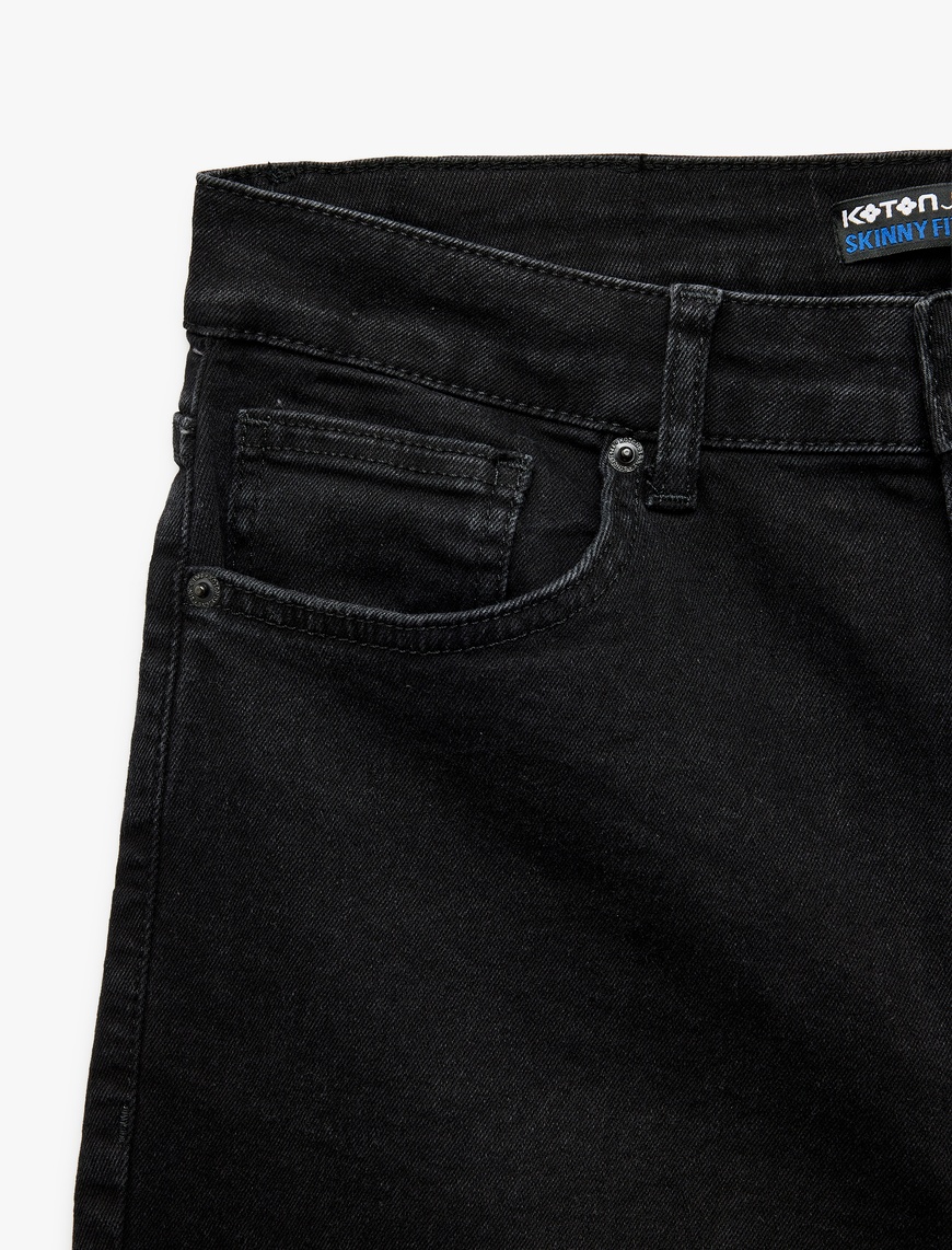   Normal Bel Pamuklu Skinny Fit Jean Pantolon - Michael Jean