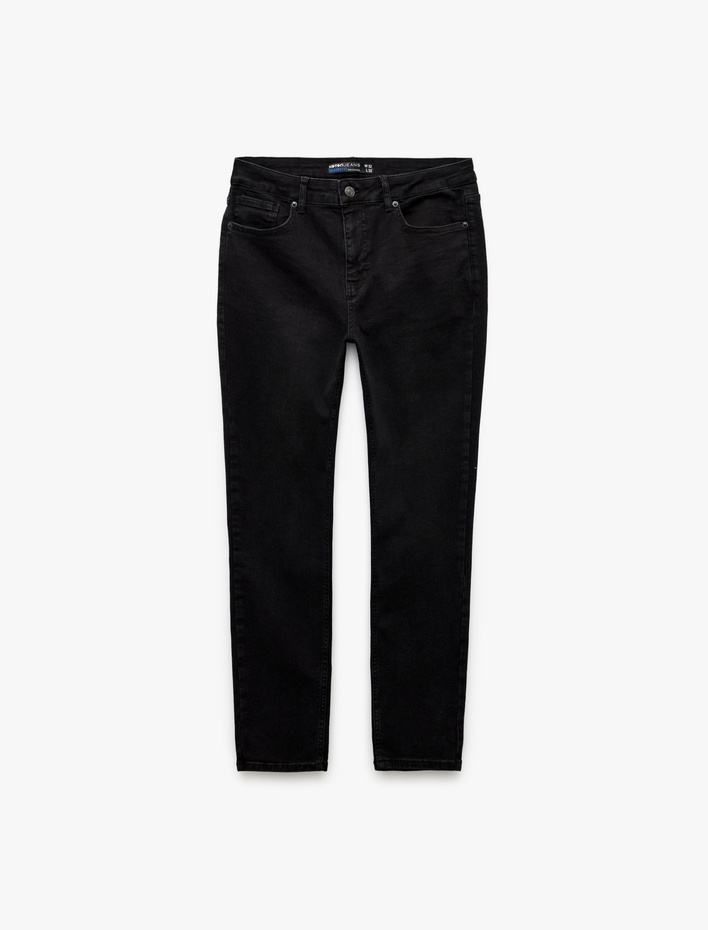  Normal Bel Pamuklu Skinny Fit Jean Pantolon - Michael Jean
