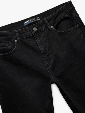 Normal Bel Pamuklu Skinny Fit Jean Pantolon - Michael Jean_2