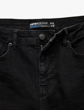 Normal Bel Pamuklu Skinny Fit Jean Pantolon - Michael Jean_4