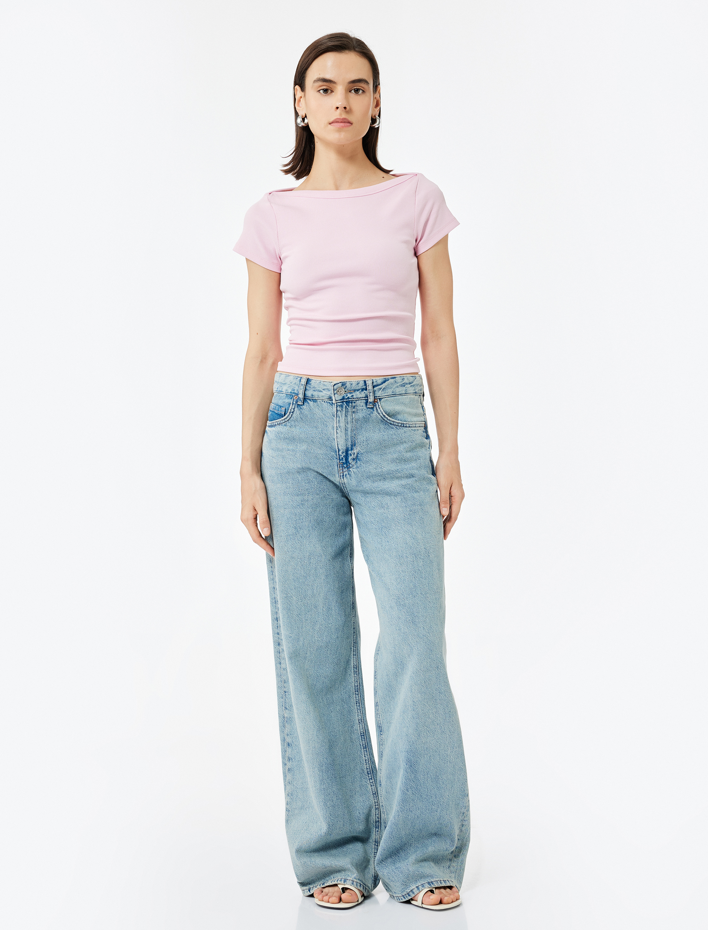   Pamuklu Slim Fit Kısa Kollu Bisiklet Yaka Basic Tişört