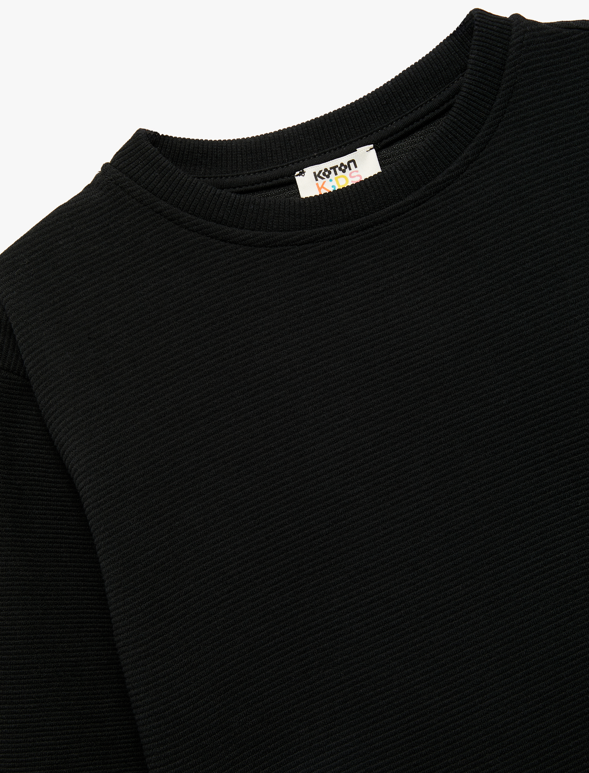  Erkek Çocuk Uzun Kollu Bisiklet Yaka Basic Sweatshirt